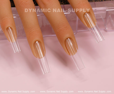 [Square XXL] Full Cover Tips - Soft Gel X tips - 360 pcs - 2XL Extra Long- 11 sizes