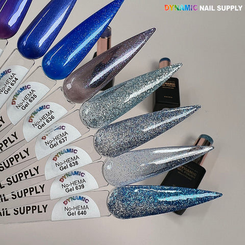 Dynamic No-HEMA Gel Polish - Color 631 to 640