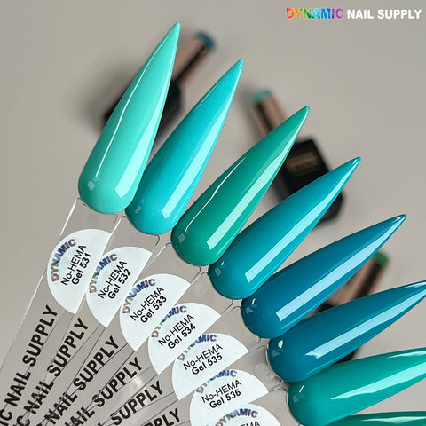 Dynamic No-HEMA Gel Polish - Color 531 to 540