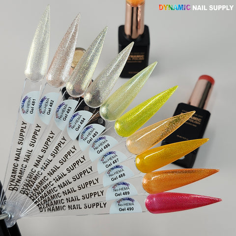 Dynamic No-HEMA Gel Polish - Color 481 to 490