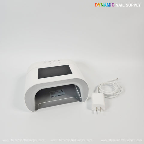 The ONAIL AI Camera Nail Lamp UV/LED features nail recognition, a digital display, and a detachable power cord.