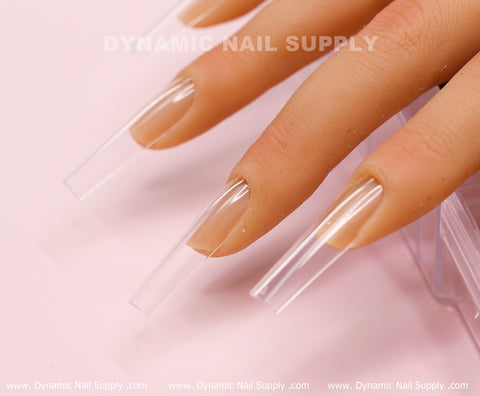 [Square XXL] Full Cover Tips - Soft Gel X tips - 360 pcs - 2XL Extra Long- 11 sizes