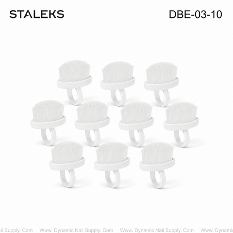 DBE-03-10 Staleks Manicure brush EXPERT 03 for dust removal mini (10 pcs)