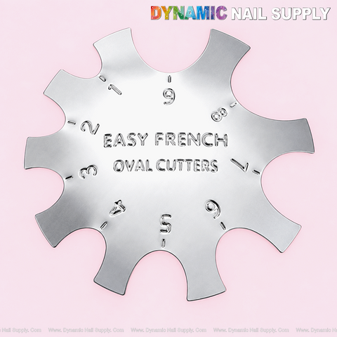 Acrylic Nails French Tip Cutter, Manicure Edge Trimmer, Silver, Different Shapes