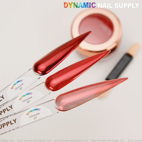 07 Colorful Nail Chrome Powder - Ultra Fine Nail Shiny Design Powder