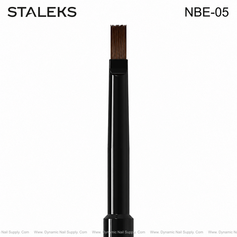 NBE-05 Staleks Straight brush for gel EXPERT width 5 mm / length 8.5 mm