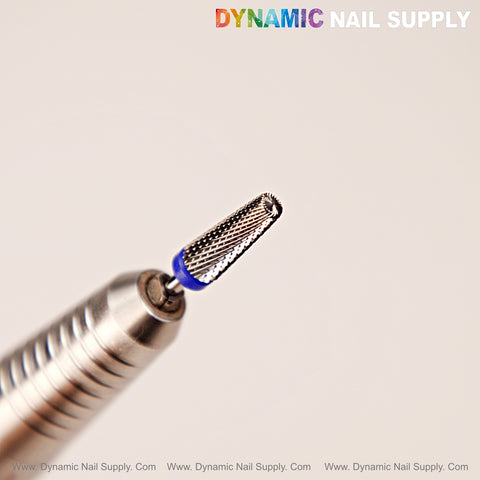 A 5-in-1 Safety Medium Thin Drill Bit (Silver) is attached to a tool; DYNAMIC NAIL SUPPLY logo at top right.