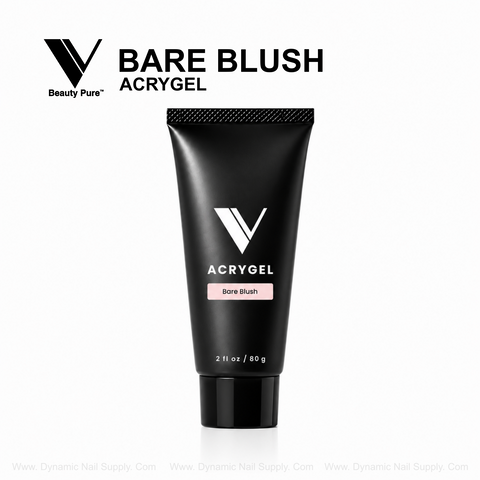 Bare Blush - V Beauty Pure AcryGel, a salon-quality nude pink, is available at Dynamic Nail Supply.