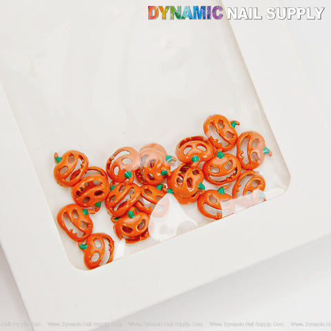 20 pcs Creepy Pumpkin Charm Resin Ghost - Nail Art DIY Design Halloween Charms
