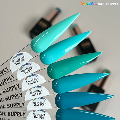Dynamic No-HEMA Gel Polish - Color 531 to 540
