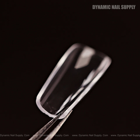 Sculpted Square (Medium) Full Cover Soft-Gel Nail Tips (Pink Box)