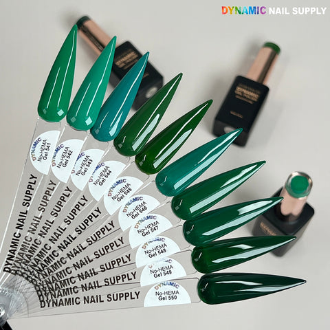 Dynamic No-HEMA Gel Polish - Color 541 to 550
