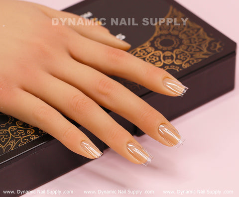 [Square S] Full Cover Tips - Soft Gel X tips - 600 pcs - Short Length- 11 sizes