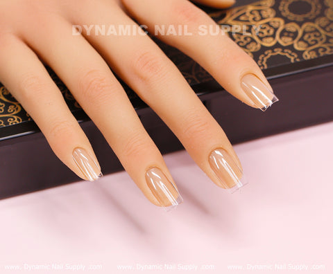 [Square S] Full Cover Tips - Soft Gel X tips - 600 pcs - Short Length- 11 sizes