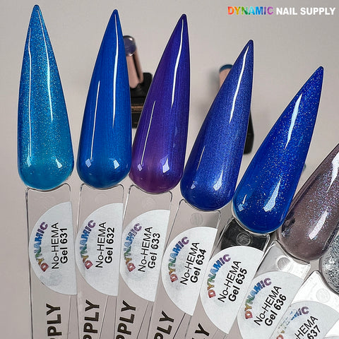 Dynamic No-HEMA Gel Polish - Color 631 to 640