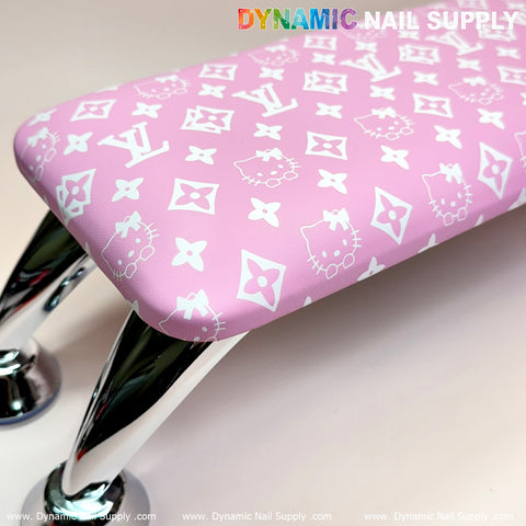 Pink Hell0 Kitty Armrest Pillow - Very Cute Cat Face Arm Rest