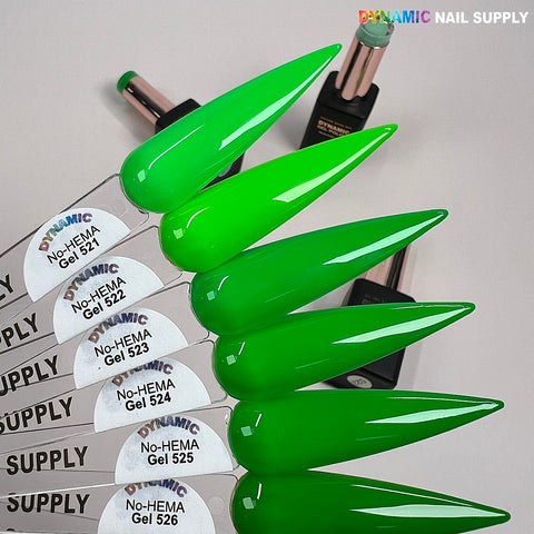 Dynamic No-HEMA Gel Polish - Color 521 to 530