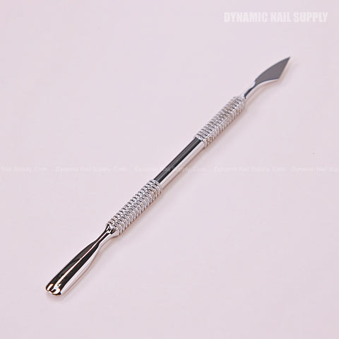 P-12 – NGHIA Professional Dual-Ended Cuticle Pusher Stainless Steel