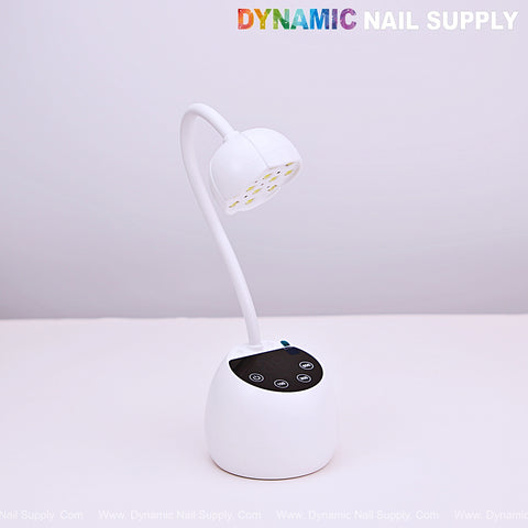 The [White] Mini Flash Cure UV LED Lamp 36W with auto sensor sits on a plain white surface.