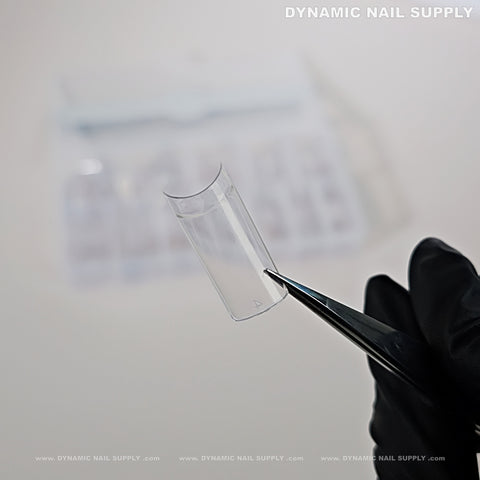 Medium Square Nail Tips (Not C-Curve) - Medium Size Long Straight Shape