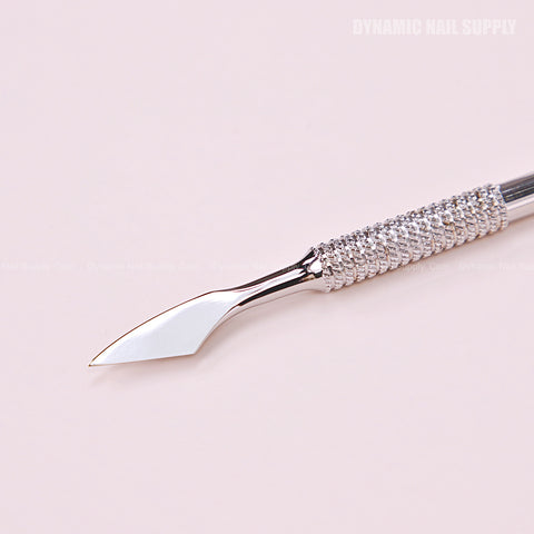 P-12 – NGHIA Professional Dual-Ended Cuticle Pusher Stainless Steel