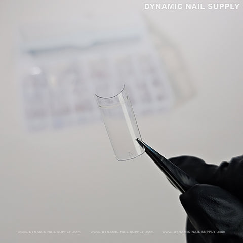 Medium Square Nail Tips (Not C-Curve) - Medium Size Long Straight Shape