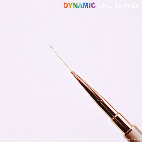 DYNAMIC Nail Art Dual Head Multi-use Metallic Color Brush - Liner, Builder, Ombre, 3D, Detail Brush