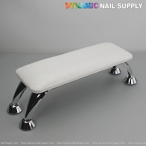 White LV Debossing - Handrest Armrest for Pedicure and Manicure service (Reposabrazos Para Manicura salon)