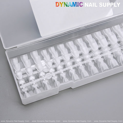Short Round - Prebuff Soft Gel Tips Half Cover - 240pcs