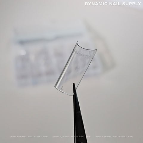 Medium Square Nail Tips (Not C-Curve) - Medium Size Long Straight Shape