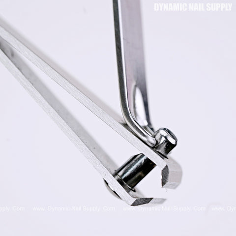 Nail Clippers Straight Blade Large Stainless Steel Trimmers - Thick Wide Jaw Toe Nail Clippings for Seniors, Men & Women - Silver