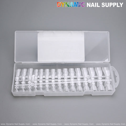 Short Round - Prebuff Soft Gel Tips Half Cover - 240pcs