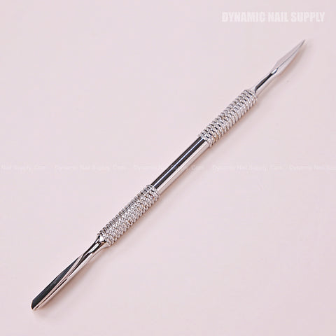 P-12 – NGHIA Professional Dual-Ended Cuticle Pusher Stainless Steel
