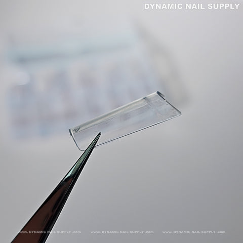 Medium Square Nail Tips (Not C-Curve) - Medium Size Long Straight Shape