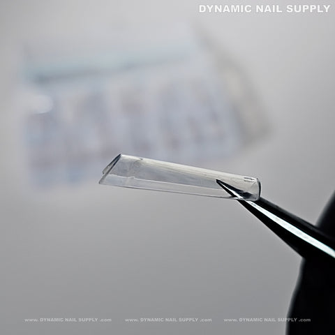 Medium Square Nail Tips (Not C-Curve) - Medium Size Long Straight Shape