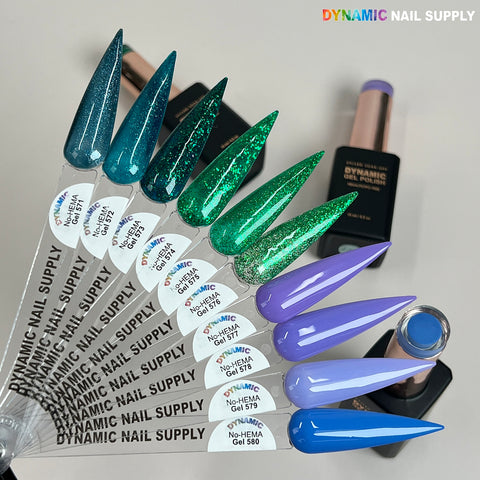 Dynamic No-HEMA Gel Polish - Color 571 to 580