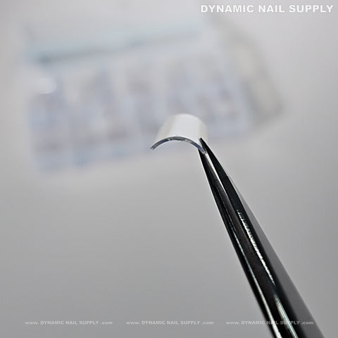 Medium Square Nail Tips (Not C-Curve) - Medium Size Long Straight Shape
