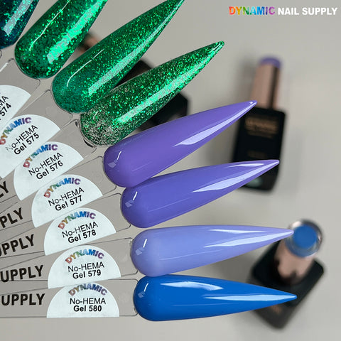 Dynamic No-HEMA Gel Polish - Color 571 to 580
