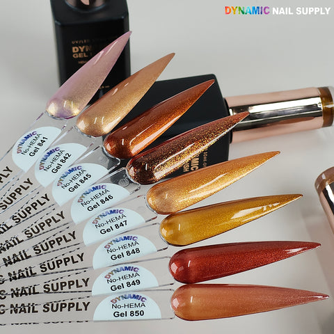 Dynamic No-HEMA Gel Polish - Color 841 to 850