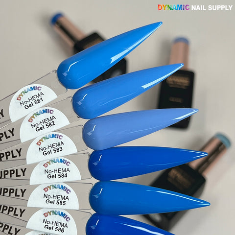 Dynamic No-HEMA Gel Polish - Color 581 to 590