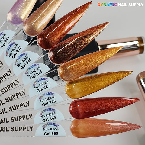 Dynamic No-HEMA Gel Polish - Color 841 to 850