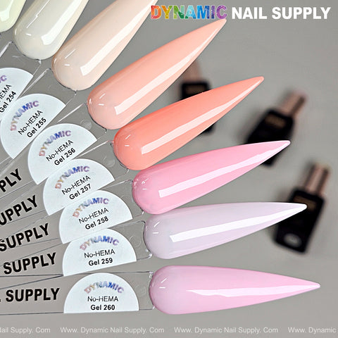 Dynamic No-HEMA Gel Polish - Color 251 to 260