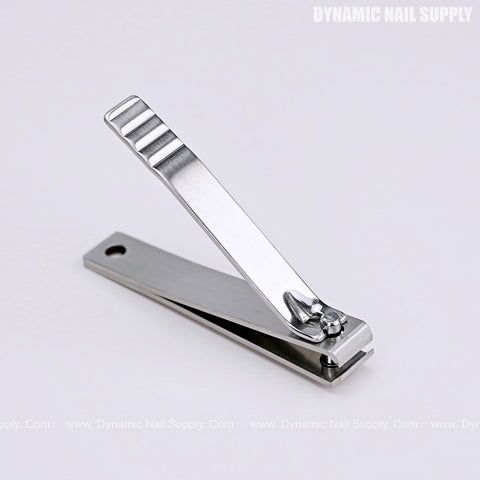 Nail Clippers Straight Blade Large Stainless Steel trimmer with raised lever shown on a plain white background.
