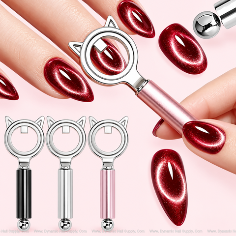 Ring Shaped Cat Eye Nail Magnet Stick - Round Cat Eye Design Strong Magnetic DIY Art Tool