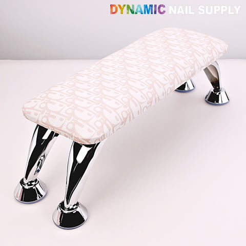 Pink and White Di0r Pattern - Handrest Armrest for Pedicure and Manicure service (Reposabrazos Para Manicura salon)