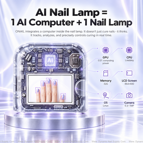 ONAIL 1 PRO MAX AI 6S CURE Nail Lamp - Super Fast Dry Rechargeable Professional Revolutionary Curing Machine
