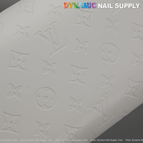 White LV Debossing - Handrest Armrest for Pedicure and Manicure service (Reposabrazos Para Manicura salon)