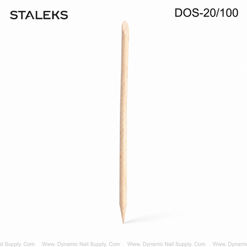 DOS-20/100 Staleks Orange stick EXPERT wooden 75 mm (100 pcs)
