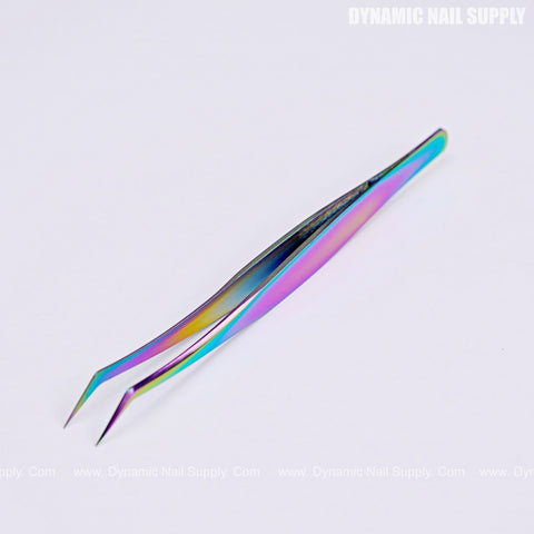 Volume Eyelash Extension Tweezer recision Tool for Extensions & False Lashes Application & Premade Fans - Curved Tweezer Tip