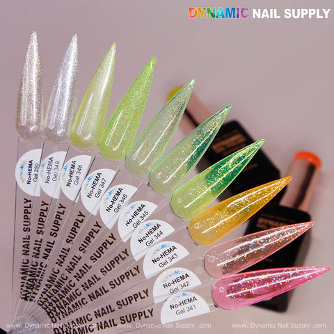 Dynamic No-HEMA Gel Polish - Color 341 to 350 - Summer Vibes Colors